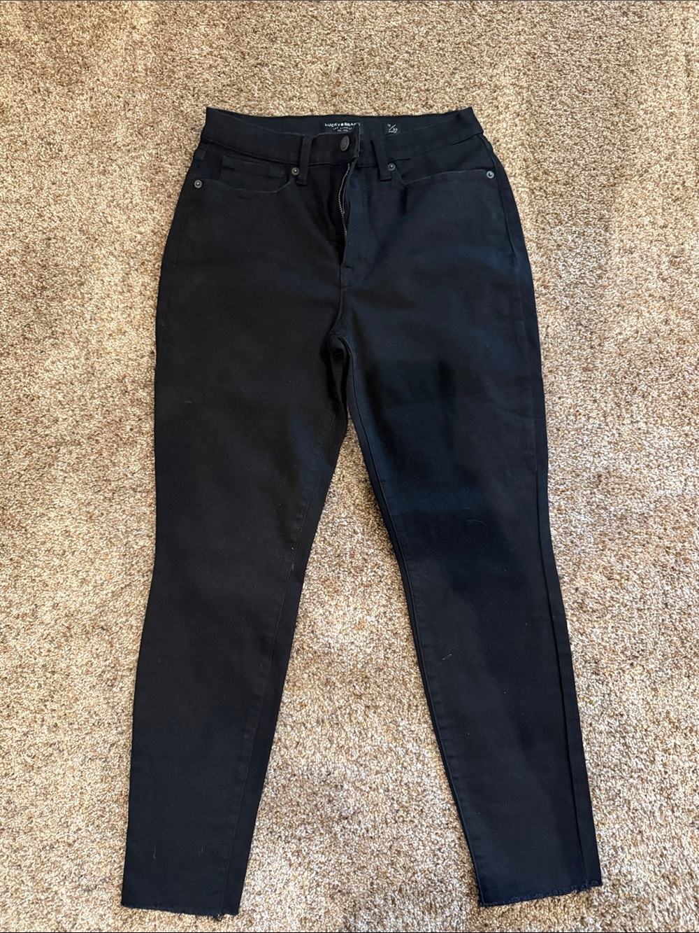 Lucky Brand Black Ankle Crop Jeans